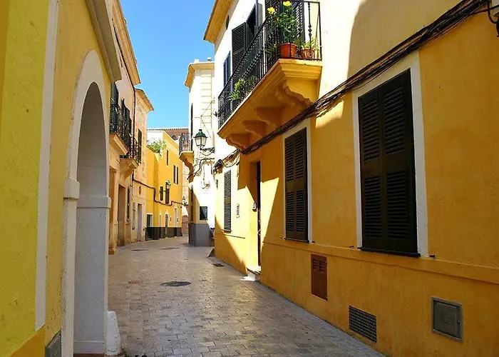 דירה Playa Xoriguer Con Piscina Y Jardin