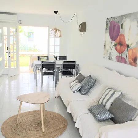アパート Playa Xoriguer Con Piscina Y Jardin