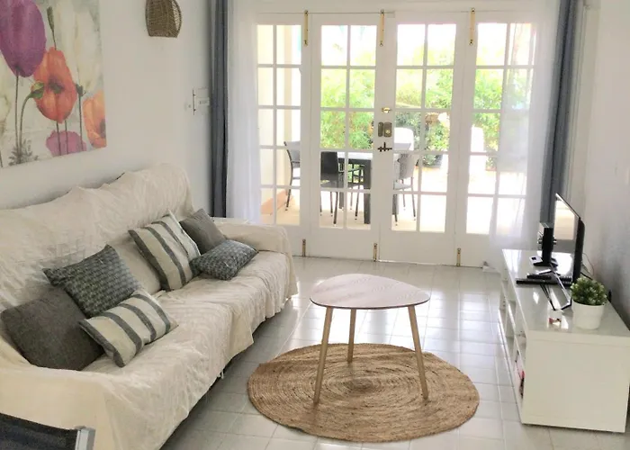 شقة Playa Xoriguer Con Piscina Y Jardin