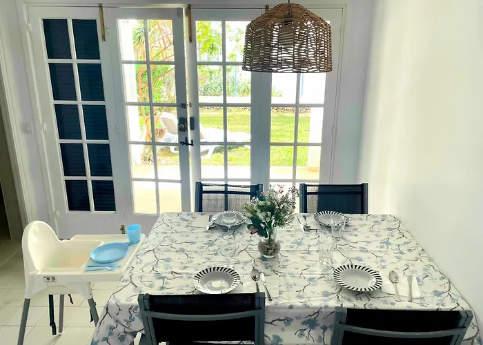 Playa Xoriguer Con Piscina Y Jardin